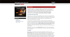 Desktop Screenshot of betsson-bahis.com